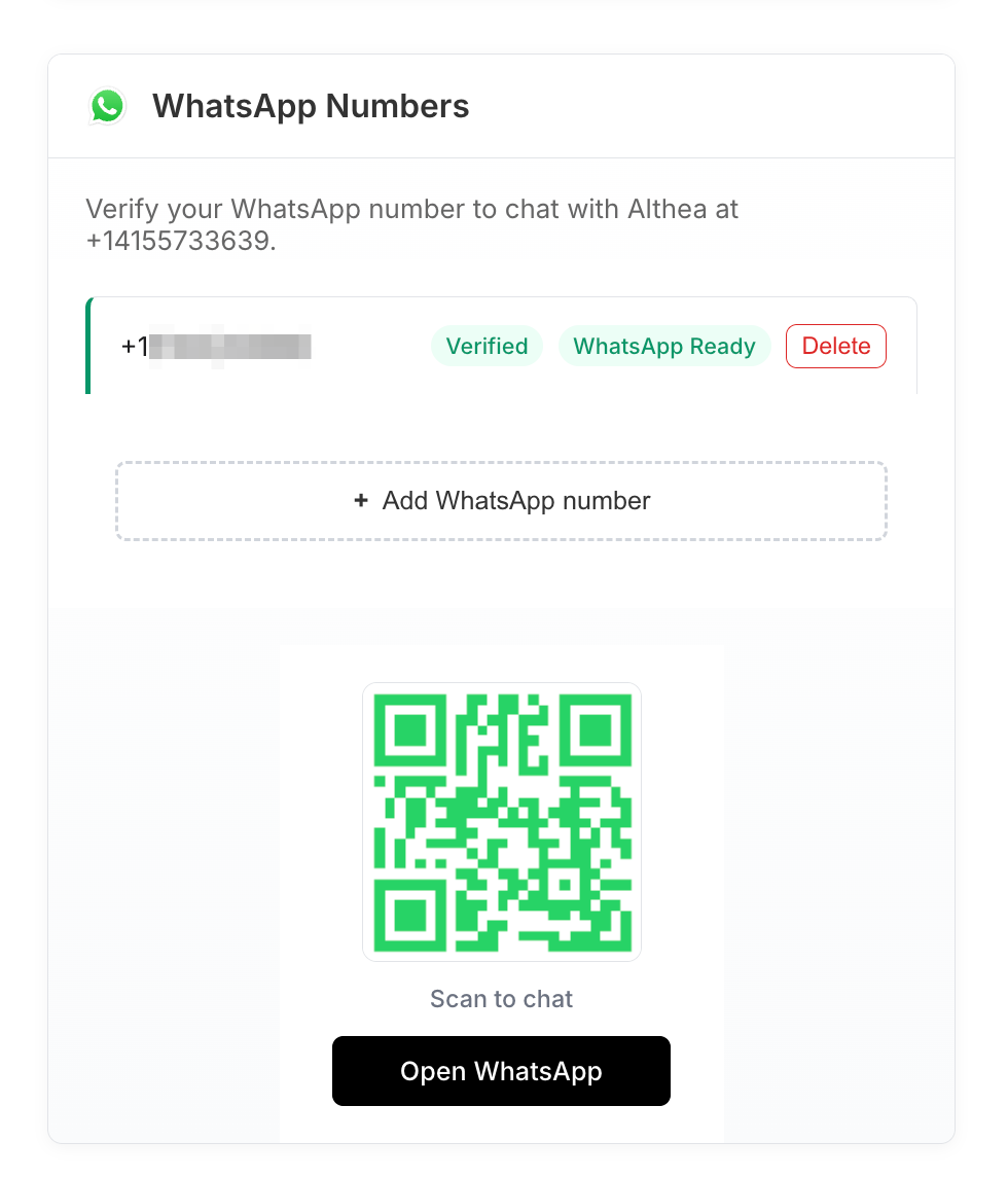 WhatsApp QR Code